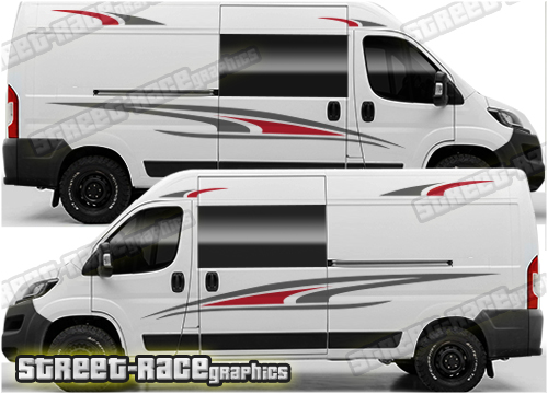 Camper van graphics 012 - Compatible with Ducato - Relay - Boxer