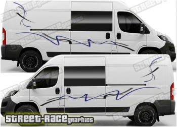 Camper van graphics 018 - Compatible with Ducato - Relay - Boxer