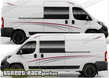 Camper van graphics 019 - Compatible with Ducato - Relay - Boxer
