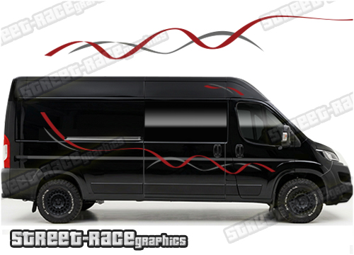 Camper van graphics 020 - Compatible with Ducato - Relay - Boxer - Image 2