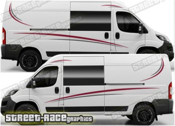 Camper van graphics 021 - Compatible with Ducato - Relay - Boxer