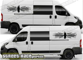 Camper van graphics 037 - Compatible with Ducato - Relay - Boxer