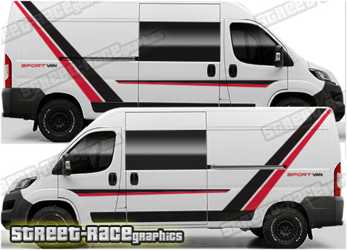 Camper van graphics 038 - Compatible with Ducato - Relay - Boxer