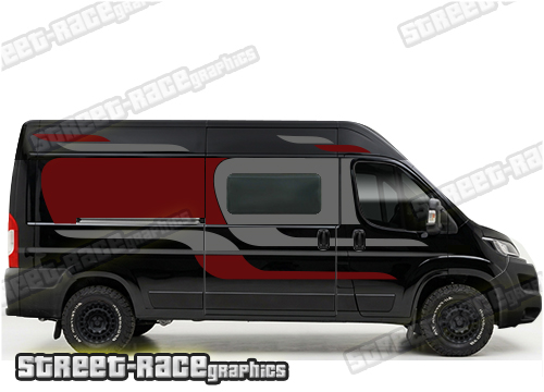 Camper van graphics 063 - Compatible with Ducato - Relay - Boxer - Image 2