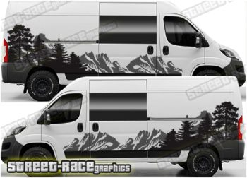 Camper van graphics 229 - Compatible with Ducato - Relay - Boxer