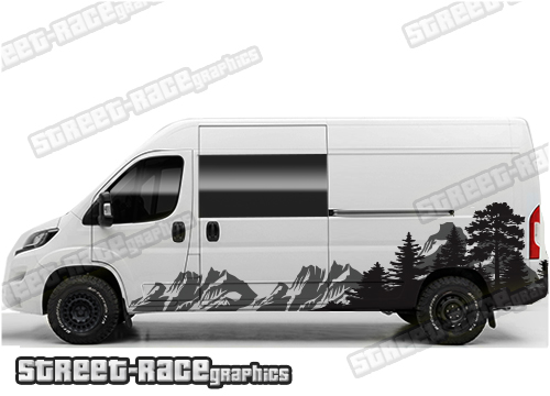Camper van graphics 229 - Compatible with Ducato - Relay - Boxer - Image 2