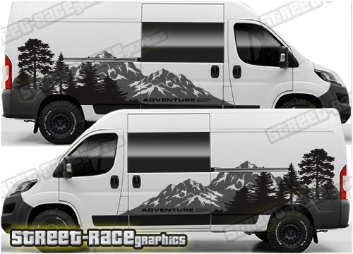 Camper van graphics 230 - Compatible with Ducato - Relay - Boxer