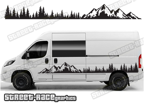 Camper van graphics 231 - Compatible with Ducato - Relay - Boxer
