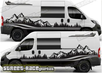 Camper van graphics 233 - Compatible with Ducato - Relay - Boxer