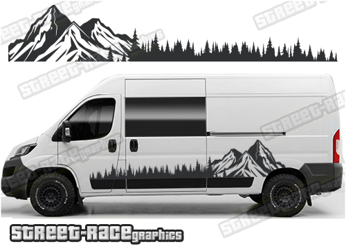 Camper van graphics 234 - Compatible with Ducato - Relay - Boxer - Image 2