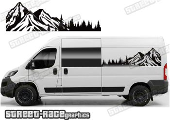 Camper van graphics 235 - Compatible with Ducato - Relay - Boxer