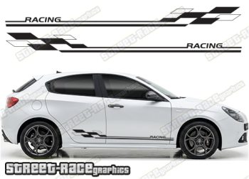 Racing stripes 104 - Compatible with Alfa Romeo Giulietta