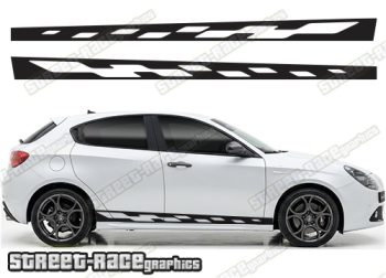 Racing stripes 105 - Compatible with Alfa Romeo Giulietta