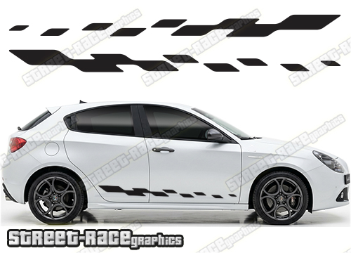 Racing stripes 107 - Compatible with Alfa Romeo Giulietta