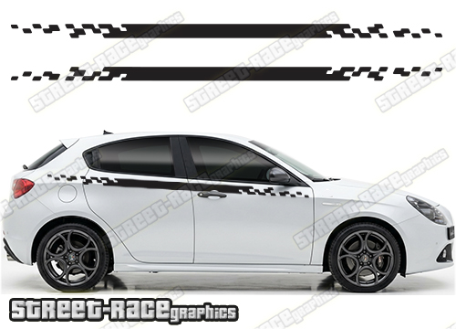 Racing stripes 108 - Compatible with Alfa Romeo Giulietta