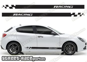 Racing stripes 110 - Compatible with Alfa Romeo Giulietta
