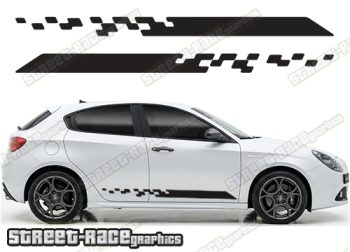 Racing stripes 114 - Compatible with Alfa Romeo Giulietta