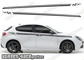 Racing stripes 116 - Compatible with Alfa Romeo Giulietta