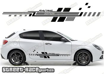 Racing stripes 205 - Compatible with Alfa Romeo Giulietta