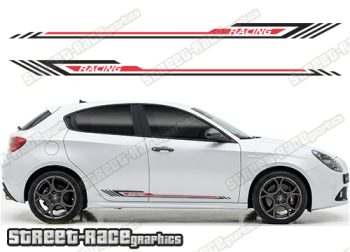 Racing stripes 209 - Compatible with Alfa Romeo Giulietta