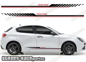 Racing stripes 210 - Compatible with Alfa Romeo Giulietta