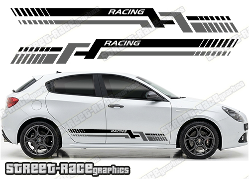 Racing stripes 218 - Compatible with Alfa Romeo Giulietta