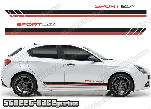 Racing stripes 220 - Compatible with Alfa Romeo Giulietta