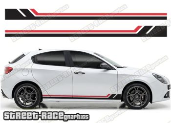 Racing stripes 225 - Compatible with Alfa Romeo Giulietta