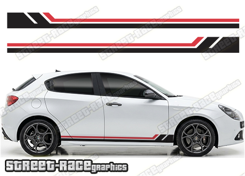 Racing stripes 225 - Compatible with Alfa Romeo Giulietta