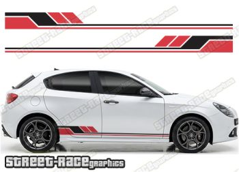 Racing stripes 226 - Compatible with Alfa Romeo Giulietta