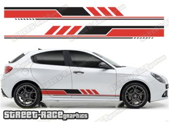 Racing stripes 227- Compatible with Alfa Romeo Giulietta