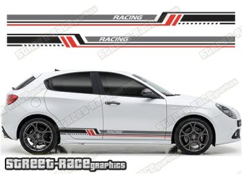 Racing stripes 307 - Compatible with Alfa Romeo Giulietta
