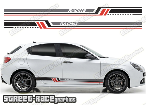 Racing stripes 307 - Compatible with Alfa Romeo Giulietta
