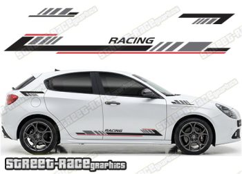 Racing stripes 309 - Compatible with Alfa Romeo Giulietta