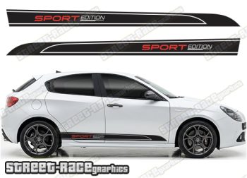 Racing stripes 315 - Compatible with Alfa Romeo Giulietta