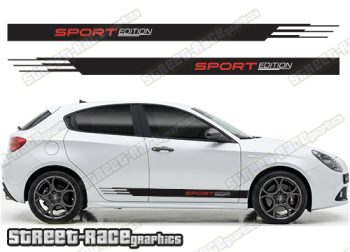Racing stripes 316 - Compatible with Alfa Romeo Giulietta