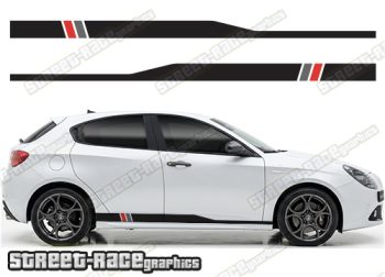 Racing stripes 319 - Compatible with Alfa Romeo Giulietta