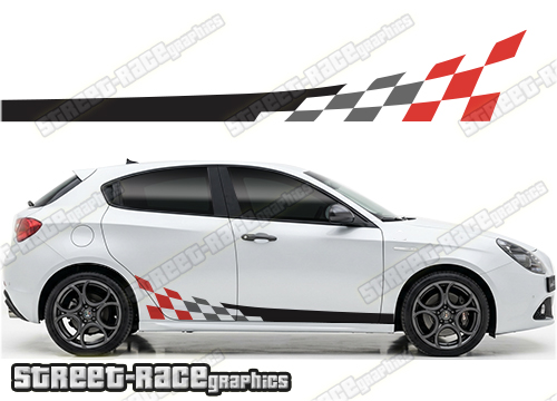 Racing stripes 320 - Compatible with Alfa Romeo Giulietta