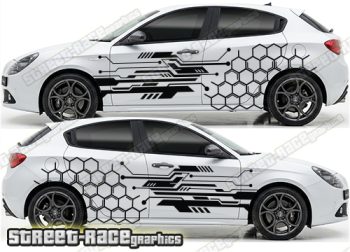 Large graphics 114 - Compatible with Alfa Romeo Giulietta