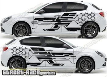 Large graphics 115 - Compatible with Alfa Romeo Giulietta