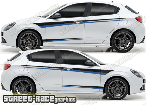 Large graphics 201 - Compatible with Alfa Romeo Giulietta