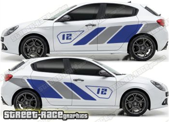 Large graphics 209 - Compatible with Alfa Romeo Giulietta
