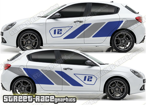 Large graphics 209 - Compatible with Alfa Romeo Giulietta