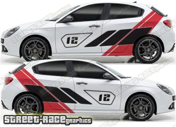 Large graphics 210 - Compatible with Alfa Romeo Giulietta