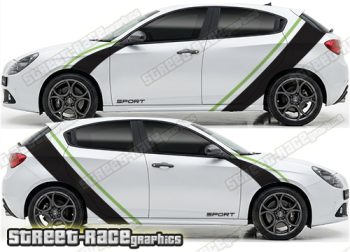 Large graphics 217 - Compatible with Alfa Romeo Giulietta