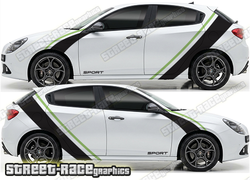 Large graphics 217 - Compatible with Alfa Romeo Giulietta