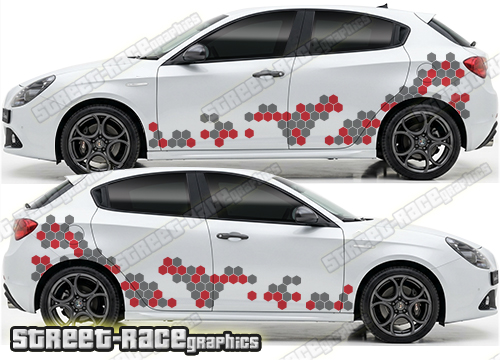 Large graphics 220 - Compatible with Alfa Romeo Giulietta