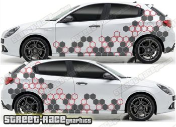 Large graphics 222 - Compatible with Alfa Romeo Giulietta
