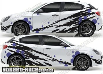 Large graphics 227 - Compatible with Alfa Romeo Giulietta