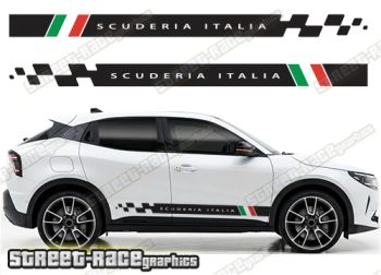 Racing stripes 008 Scuderia Italia - Compatible with Alfa Romeo Junior
